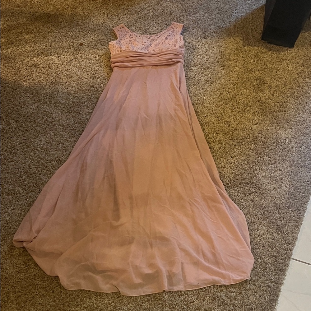Babyonline Blush Lace Maxi Dress S - Picture 7 of 10